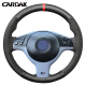 CARDAK Hand-Stitched Car Steering Wheel Cover For BMW E46 E39 330i 540i 525i 530i 330Ci M3 2001 2002 2003 Braid Car Accessories