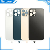 For 12 Glass Big Hole Battery Housing Back Cover Rear Door Case Replacement For 12 Pro Max Cover