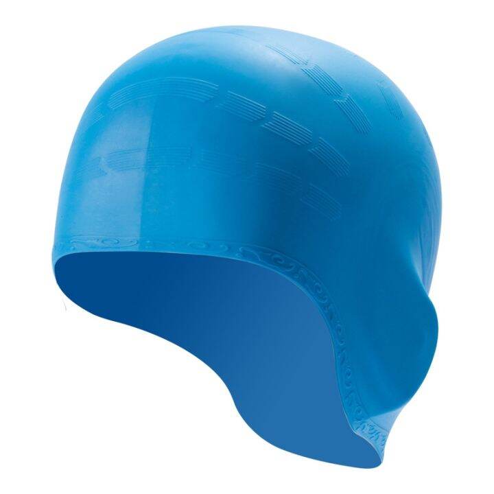 fast-delivery-swim-pool-waterproof-silicone-diving-swimming-cap-long-hair-protection-ear-cup-swim-caps-hat-veemm