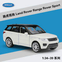 WELLY 1:36 LandRover Range Rover กีฬาล้อแม็กดึงกลับของเล่นรถรุ่นยานพาหนะ