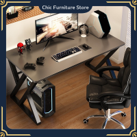 ✨Chic.✨ โต๊ะคอมพิวเตอร์ โต๊ะเกมส์มิ่ง โต๊ะทำงาน โต๊ะวางคอม โต๊ะวางของ Computer Desk โต๊ะเล่นเกมส์ โต๊ะอเนกประสงค์