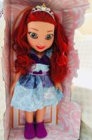 ตุ๊กตาเจ้าหญิงแอเรียล Ariel princess doll ชุดสีเหลือง ขนาดสูง 18 นิ้ว