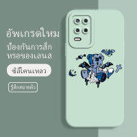 เคส realme 8 ซอฟท์แวร์แองเจิลอาย กันรอย กันน้ำ ฝาหลังลื่น ปกเต็ม ไม่ติดขอบ ไม่ติดฟิล์มมือถือ การ์ดน่ารัก เคสป้องกันเลนส