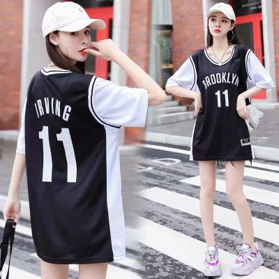 Brooklyn Nets Basketball Jersey NO.11 IRVING Jersey Shirt Loose Casual Sportswear T-shirt For Women Lady Men Boys