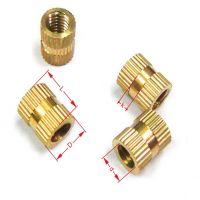 M1 M1.2 M1.4 M1.6 M2 M2.5 Brass Insert Nut Heating Molding Knurled Injection Nuts