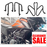 Allotmark 390บนล่าง Crash Bar ป้องกันเครื่องยนต์กรอบกันชนสำหรับ KTM 390ผจญภัย ADV 2020 2021รถจักรยานยนต์อุปกรณ์เสริมสีดำ