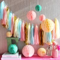 Colorful Paper Tassel Wedding Decoration 35cm Tassel Curtain Children 39;s Birthday Party Background Decoration Tassel Room Decor