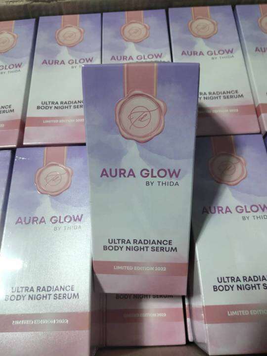 2-เซต-duo-set-by-thida-เจลอาบน้ำ-aura-shine-โลชั่นบำรุงผิวกาย-aura-glow-limited-edition-2022-ปริมาณ-250-ml