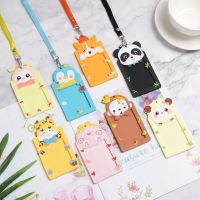 【CC】♕☽  Design Card Holders Silicone Badge Protector Cover New Fashion Name Sleeve ID School Office Supplies