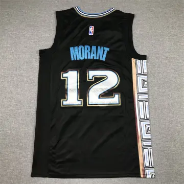 NBA_ Ja 12 Morant Jersey Jerseys Mens S-XXL Black Green 