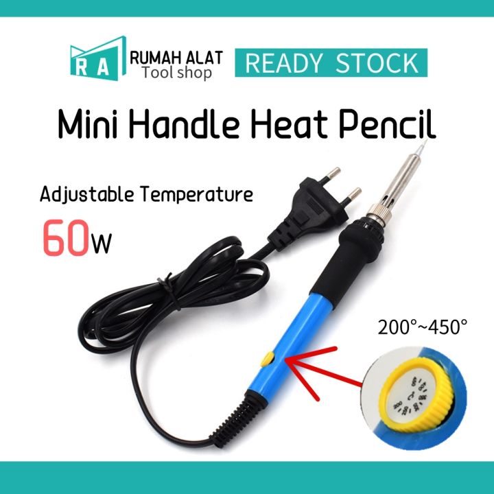 60W Temp. Adjustable Electric Solder Iron Welding Heat Pen Rework & Repair  Tools