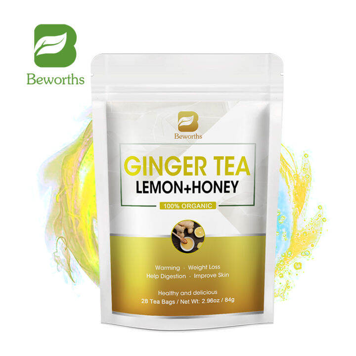 BEWORTHS Lemon Ginger Tea Immunity Enhancement Skin Care Pain Relief