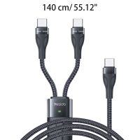 HOT PD 100W 2 In 1ที่ชาร์จสาย USB C สำหรับชาร์จเร็วสายเชื่อมต่อข้อมูลประเภท C สำหรับแท็บเล็ตตัวเชื่อมต่อแบบรวดเร็วสายชาร์จสายแปลงใหม่