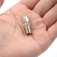 F Type Female To SMA Male Plug Coaxial Adapter Connector Silver Tone SMA RF Coax Connector Plug High Quality  NEW Electrical Connectors