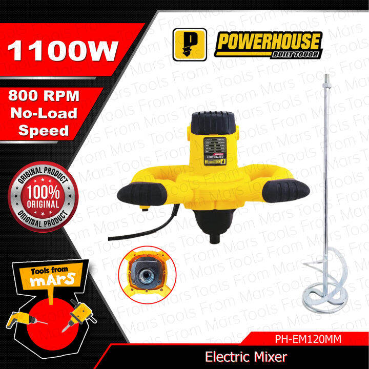 POWERHOUSE Electric Mixer 900W Ø120mm PHEM120MM•TFM• PHPT Lazada PH