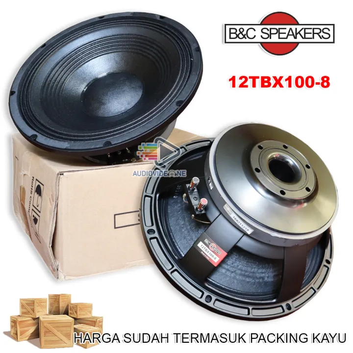 Speaker B&C 12 Inch 12TBX100 Voice Coil 3 Inch Komponen Spiker BNC ...