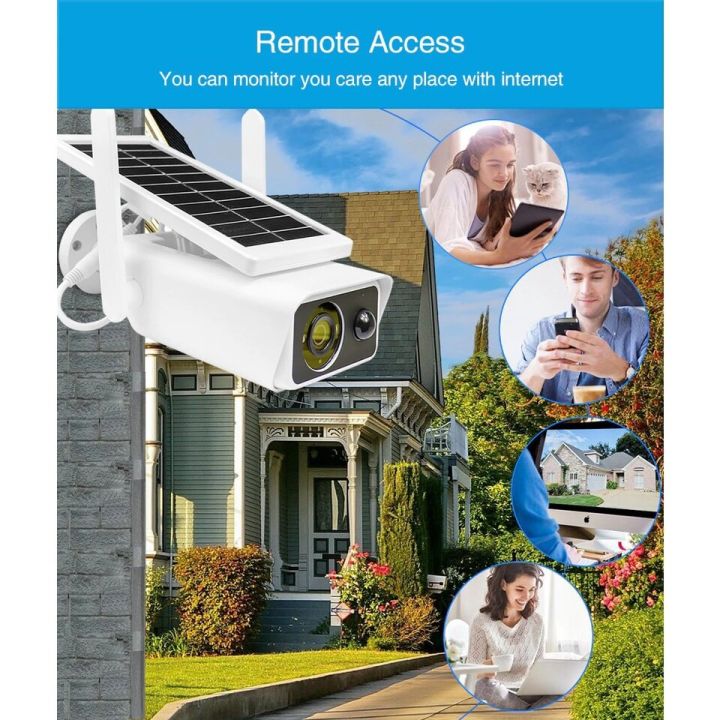 กล้องรักษาความปลอดภัยภายในบ้าน-home-security-camera-5mp-cctv-solar-q1-กล้องวงจรปิดไร้สาย-waterproof-wifi-wireless-outdoor-ip-camera-cctv-i-cam-app