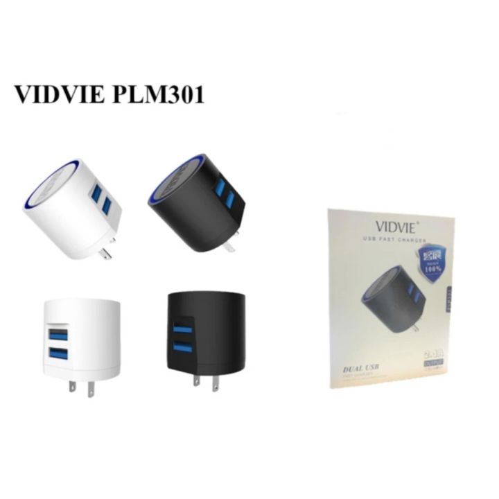 best-seller-guestshow-vidvieรุ่นplm301n-adapter-fast-charger-2-port-for-samsung-android-ที่ชาร์จ-หูฟัง-เคส-airpodss-ลำโพง-wireless-bluetooth-คอมพิวเตอร์-โทรศัพท์-usb-ปลั๊ก-เมาท์-hdmi-สายคอมพิวเตอร์