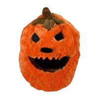 ❄ Motorcycle Helmet Cover Orange Halloween Pumpin for Most Full Face Helmets