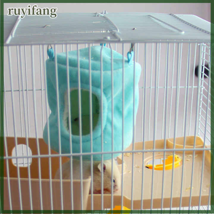 ruyifang-วอร์มแฮมแฮมเปลญวนแขวนเตียงบ้านหนูซีเรียแฮมสเตอร์-parrot-nest-ferret-ของเล่นกระรอกสัตว์เลี้ยง