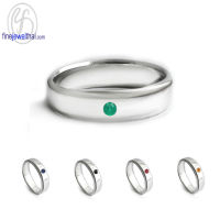 Finejewelthai-แหวนพลอย-แหวนเงินแท้-พลอยแท้-แหวนพลอยประจำเดือนเกิด-R1414gem