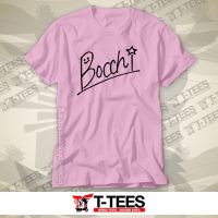 S-5XL ผ้าฝ้าย 100% T-TEES Anime Shirt - Bocchi The Rock Signature Shirt (Pink)S-5XL