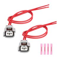 2Pcs Turn Signal Light Connector Harness 2 Way for 90980-11019