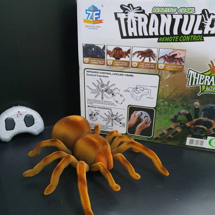 แมงมุมทารันทูล่า-tarantulas-บังคับด้วยรีโมท-เคลื่อนที่ได้เหมือนจริงเดินหน้าถอยหลังมีไฟที่ตา-no-9986m
