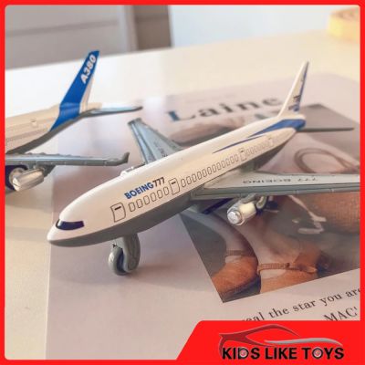 KLT Boeing 777 / Airbus A380 Mini Aircraft Diecast Model Toy Alloy Toys kids Gift For Birthday