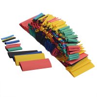 164pcs Set Polyolefin Shrinking Assorted Heat Shrink Tube Wire Cable Insulated Sleeving Tubing Set