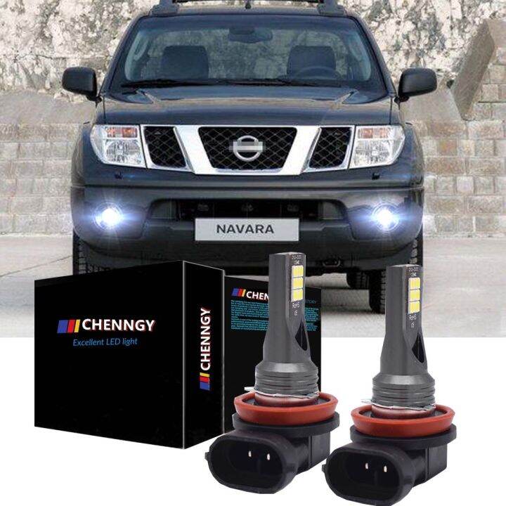 For Nissan Navara D40 2006 2013 2PC bright 6000K LED Car Headlight
