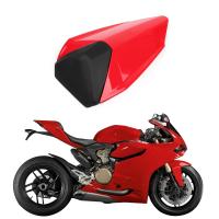 Areyourshop ครอบที่นั่งด้านหลังพระสำหรับ Ducati 899 1199 panigal 2012-2015 สีแดง