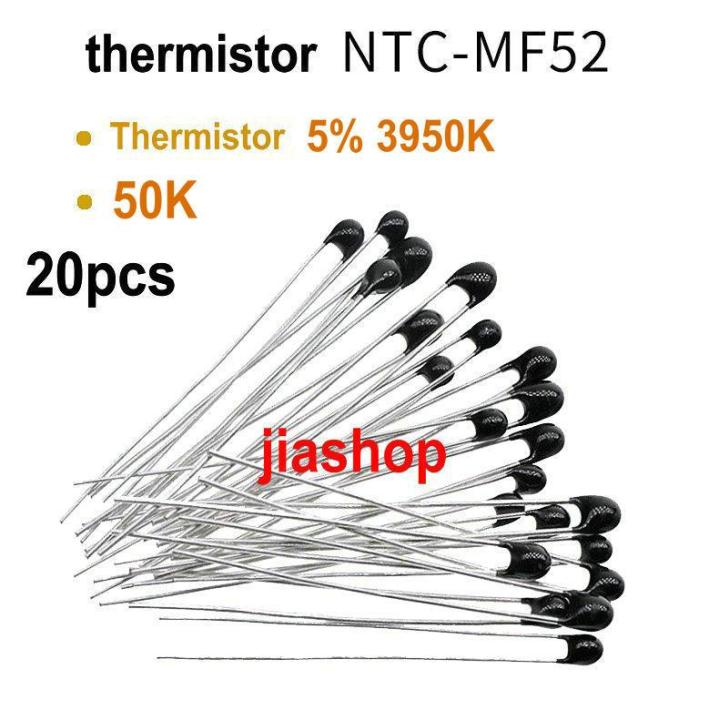 20pcs Ntc Mf52at Ntc Thermistor Mf52 5 1k 5k 10k 50k 100k B Value 3950 Mf52a Lazada Ph