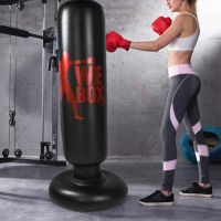 Inflatable Punch Bag PVC ทนทาน Punching Kick สำหรับการฝึกชกมวยอุปกรณ์เสริมบรรเทาความดัน MMA