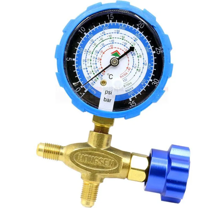 1 Way Manifold Gauge HS-466 NAL (Blue) 500psi | Lazada PH