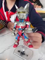 Bai ของเล่นกาชาปุนของแท้อุลตราแมนมีไบอุส Tiga Ultraman ของเล่นในสต็อกของตกแต่งโมเดลตุ๊กตาขยับแขนขาได้พิเศษ