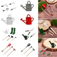 ◄✹ Mini Dollhouse Reparatie Tool Simulation Toolbox Model Toy For Dolls House Decoration 1/12 Wood Hoe Shovel Miniature Accessories