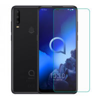 กระจกนิรภัยสำหรับ Alcatel 3X (2019) 5048U 5048Y แก้ว 9H ฟิล์มป้องกันป้องกันการระเบิดป้องกันหน้าจอที่ชัดเจนฝาครอบโทรศัพท์-tw4f