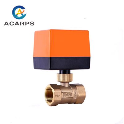 1/2" 3/4" 1" Electric Ball Valve 3-wire 2 Point Control Brass Motorized Ball Valve 220V 12V 24V Plumbing Valves