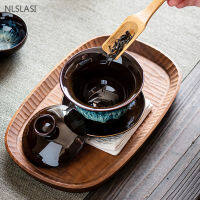 วินเทจหม้อชาเซรามิกจีนประเพณีความงามชา Infuser แฮนด์เมดแบบพกพา Gaiwan ครัวเรือนกรองกาน้ำชาอุปกรณ์ชา