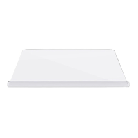 Acrylic Cutting Boards Clear Cutting Board for Kitchen Countertop, Acrylic Anti- Transparent Cutting Board with Lip Easy to Use About 60 X 45cm