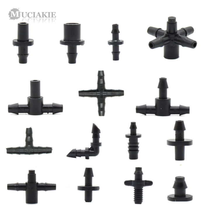 muciakie-ตัวเชื่อมต่อน้ำสำหรับสวนสำหรับท่อขนาด1-4นิ้ว1-8นิ้วอุปกรณ์สายยางอะแดปเตอร์ข้อต่อที่มีหนามปลั๊กตัวแปลงที่เท่ากัน
