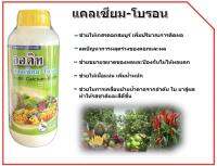 ออดิท แคลเซียม-โบรอน ตรานกเงือก ขนาด1 ลิตร เพิ่มการติดผลต่อช่อ ขยายขนาดของผล ป้องกันไม่ให้ผล เถา หรือฝัก แตก รสชาติ และสีดีขึ้น