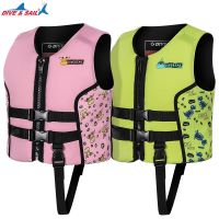 Kids Swim Vest Toddler Life Jacket Floation Swimsuit Buoyancy Swimwear  Pink/Green Boys Girls 13-35 kg  Life Jackets