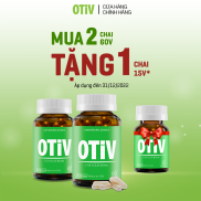 Combo 2 hộp 60 viên tặng 1 hộp 15 viên OTIV bổ não với Blueberry, Ginkgo