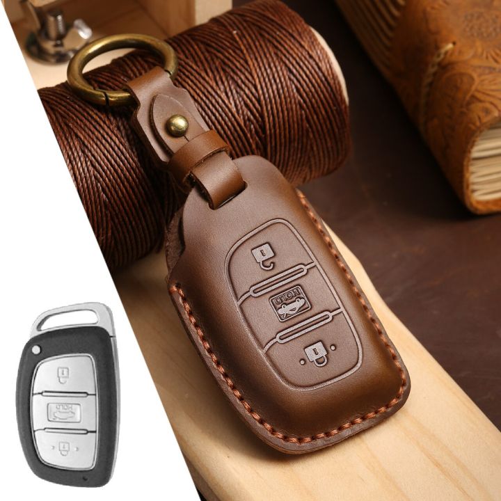luxe-lederen-auto-key-case-cover-fob-protector-sleutelhanger-accessoires-voor-hyundai-ix35-elantra-custo-auto-sleutelhanger-houder-shell