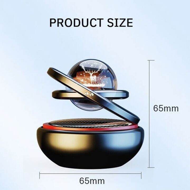 dt-hotvehicle-aromatherapy-perfume-solar-double-ring-magnetic-levitation-rotating-high-end-light-fragrance-ornament-1pc