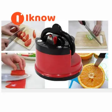  Knife Sharpener Suction Cup Whetstone Knives Sharpener  Professional Knife Sharpening Grinding Stone Kitchen Tool 2Pcs Orange: Home  & Kitchen