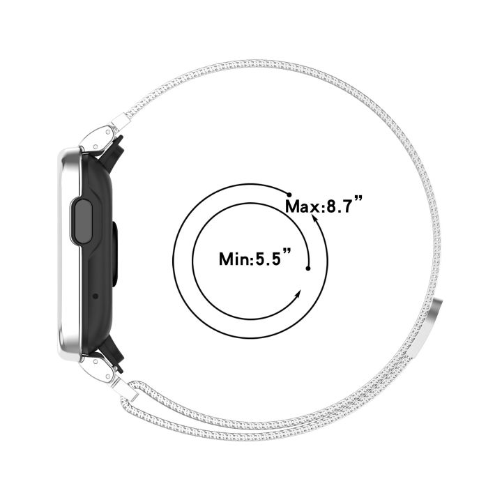 สายใส่ข้อมือสำหรับนาฬิกา-xiaomi-mi-สายไลท์แถบแม่เหล็กโลหะ-redmi-watch-2-lite-redmi-watch-1-2-horloge-2สร้อยข้อมือ-กรณี-carterfa