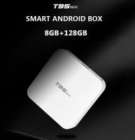 T95 10.0กล่องสมาร์ททีวี Allwinner H313 2.4G WIFI 8GB Network Tvbox 128GB ตัวถอดรหัส H.265 4K Google Youtube กล่องสมาร์ททีวี HDR